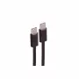 SHIVERPEAKS Cabo de carregamento USB-C para USB-C, USB 2.0, 60W, 0,5m, têxtil trançado, Preto (BS14-21015)