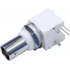 Telegärtner Conector fêmea BNC para PCB, 50 Ohm, montagem isolada, pino de solda 90°, Z04/Z34, a=16, b=35 J01001A0038