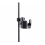 K&M 16018-000-55 porta-copos para suporte, fixação por parafuso, adequado para tubos até 30 mm, suporta copos até 85 mm, preto