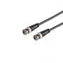 S CONN MAXIMUM CONNECTIVITY cabo coaxial BNC macho para BNC macho RG59, 75 Ohm, 1,0 m, preto 77601