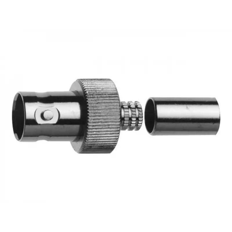 Telegärtner J01003A1262 conector de rede BNC fêmea para cabo coaxial RG-62