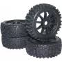 Reely rodas completas para buggy 1:8 Big Core 10 raios preto 4 unid. (MV3693SBA3)