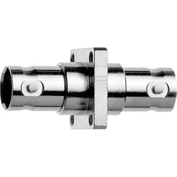 TELEGÄRTNER adaptador BNC de montagem embutida fêmea para fêmea 50 Ohm J01004A1231