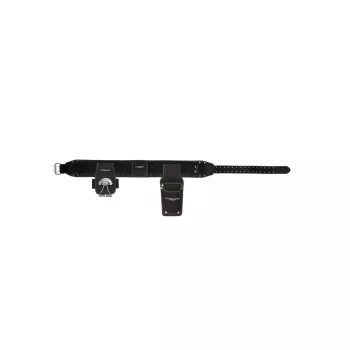 GEDORE Ochsenkopf OX 125-0000 cinto de ferramentas de cintura - preto couro genuíno - 80-120 cm perímetro de cintura - 110 mm largura 2907054