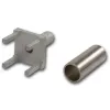 Telegärtner G07 Conector coaxial macho para PCB, ligação por soldadura/crimpagem, 50 Ohm, dourado, para RG-316/U, pack de 5 H01000A0087