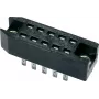 Telegärtner J00041A0905 conector fêmea, 20 pinos, 2 filas