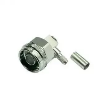 Telegärtner Conector N macho angular de crimpagem para RG-223/U, RG-142 B/U (J01020A0036)