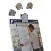 FRANKEN HMC35 Clip magnético, 40 x 35 mm, força de fixação 500 g, prateado