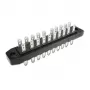 TELEGÄRTNER Conector de lâminas assimétrico DIN 41622 de 20 polos, ligação por soldadura, macho, A 20 J00045A0916