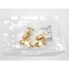 Telegärtner Conector SMA macho angular de crimpagem para RG-316, dourado, pack de 5 (J01150A0071)