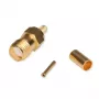 Telegärtner J01151A0051 Conector coaxial G7 para RG-316/U, aço inoxidável