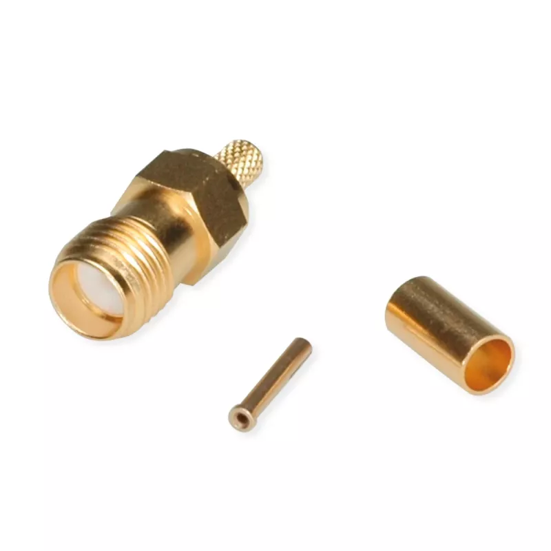 Telegärtner J01151A0051 Conector coaxial G7 para RG-316/U, aço inoxidável