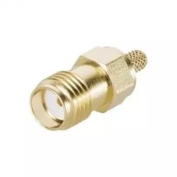Telegärtner Conector SMA fêmea de crimpagem para RG-223/U, RG-142 B/U, RG-400/U, RD-316, dourado, 50 Ohm, DC-18 GHz J01151A0611
