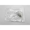 Telegärtner BNC conector fêmea de encastrar, isolado 50 Ohm, anilhas isolantes brancas, Z03 (J01001B1222)