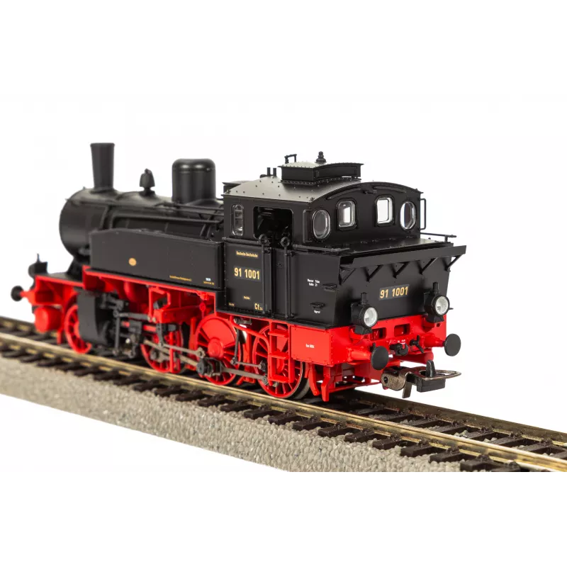PIKO 50743 H0 locomotiva a vapor BR 91 DRG Época II