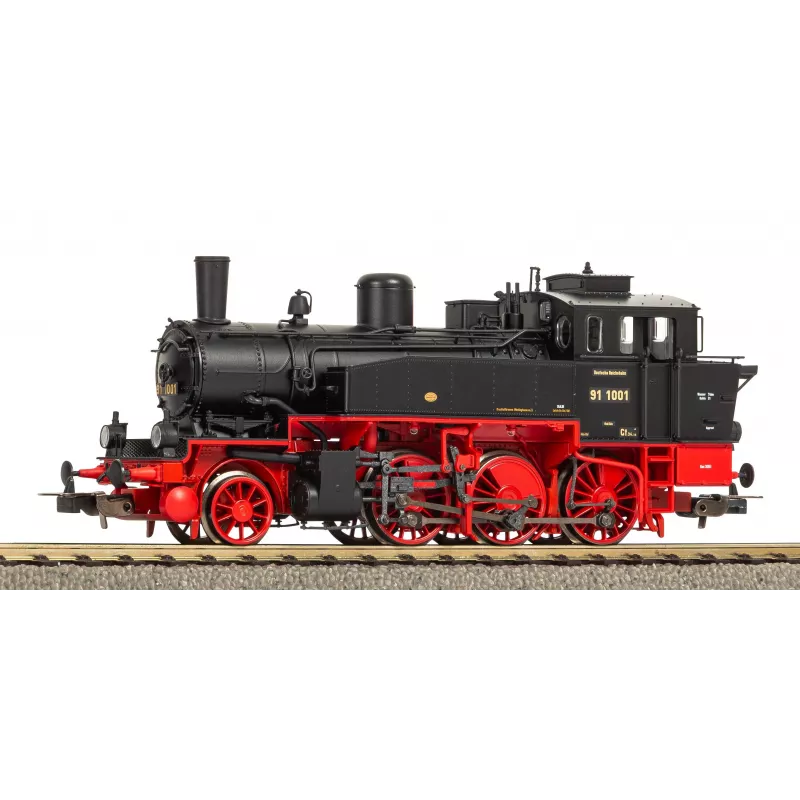PIKO 50743 H0 locomotiva a vapor BR 91 DRG Época II