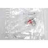 Telegärtner BNC conector fêmea de encastrar, isolado 50 Ohm, flange isolante vermelha, Z01 - 1 unid. (J01001C0043)
