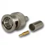 Telegärtner BNC conector macho crimp 75 Ohm para RG59/RG62/RG179/RG187/RG316 J01002A0030