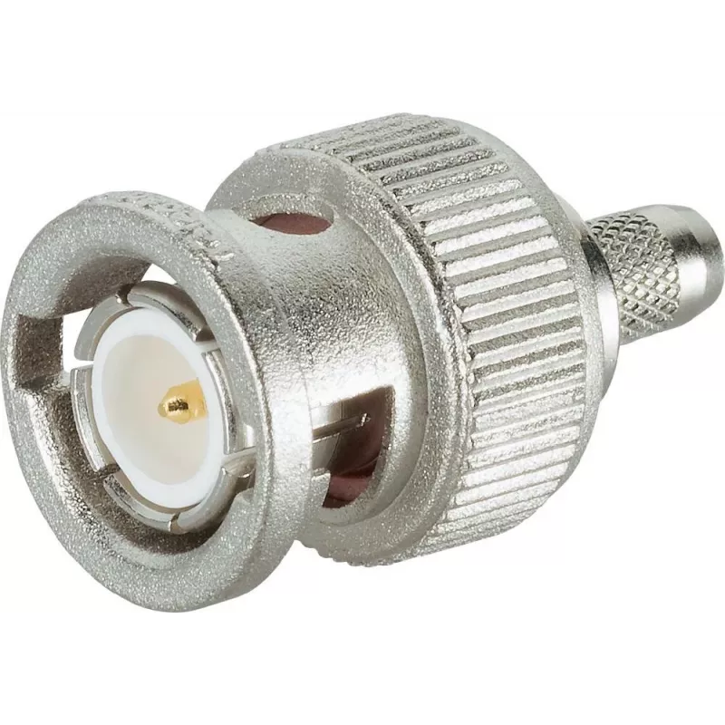 Telegärtner ficha BNC de crimpagem para cabo G07/G29, 50 Ohm, Professional, RG-316/U, 5 peças (J01000A0042)