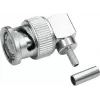 Telegärtner BNC conector macho angular crimp 75 Ohm para RG-59 B/U, soldar/crimp, macho, 1 unid. J01002A1356