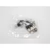 Telegärtner BNC conector fêmea de cabo crimp G01 50 Ohm, crimp/crimp, flange isolante, A1305, Z04, G01 (RG-58 C/U) - 5 unid.