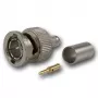 Telegärtner BNC conector macho crimp G02 75 Ohm para RG-59B/U, UG-1789/U, macho, pack de 5 J01002A1288Y