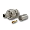 Telegärtner BNC conector macho crimp G02 75 Ohm para RG-59B/U, UG-1789/U, macho, pack de 5 J01002A1288Y