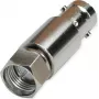 Telegärtner J01008A0031 adaptador coaxial, BNC fêmea – F macho