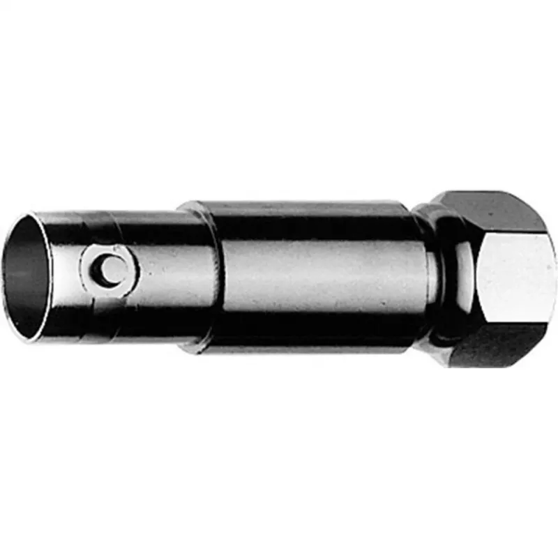 Telegärtner J01008A0031 adaptador coaxial, BNC fêmea – F macho