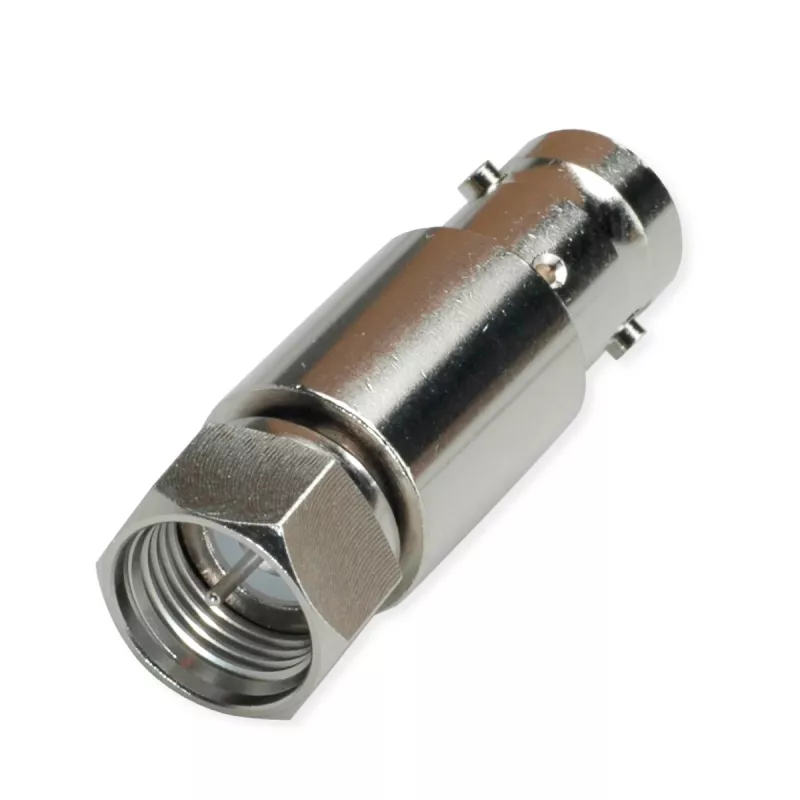 Telegärtner J01008A0031 adaptador coaxial, BNC fêmea – F macho