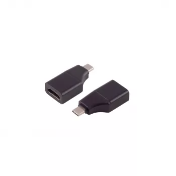 SHIVERPEAKS adaptador USB-C para HDMI 4K60Hz, USB-C macho para HDMI fêmea, 0,15m, preto (BS14-05055)