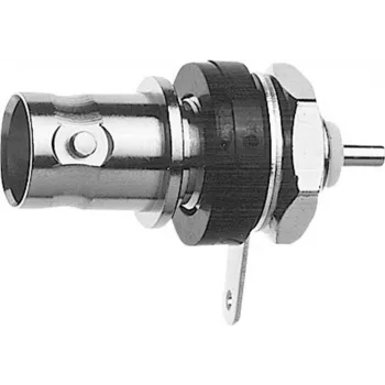 Telegärtner BNC conector fêmea de encastrar, isolado 75 Ohm, com anilhas isolantes azuis, série Z03 J01003D1286