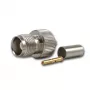 TELEGÄRTNER TNC conector fêmea para RG-58, 50 Ohm, crimp/solda, DC-11 GHz
