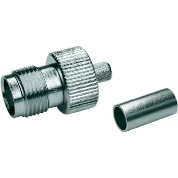 Telegärtner TNC conector fêmea de cabo crimp G05, 50 Ohm, RG-223/U, 5 unid. (J01011A2287)