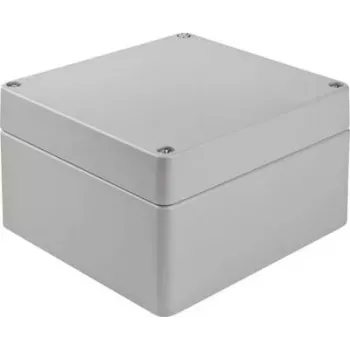 Bopla caixa universal 180 x 180 x 101 mm alumínio fundido cinzento prateado RAL 7001 IP66 A 127 01127000.H