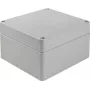 Bopla A 127 caixa universal, 180 x 180 x 101 mm, alumínio, cinzenta prateada (RAL 7001) (01127000.H)