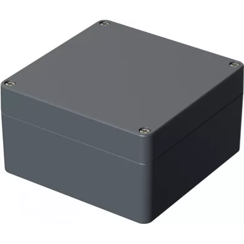 Bopla A 127 caixa universal, 180 x 180 x 101 mm, alumínio, cinzenta prateada (RAL 7001) (01127000.H)