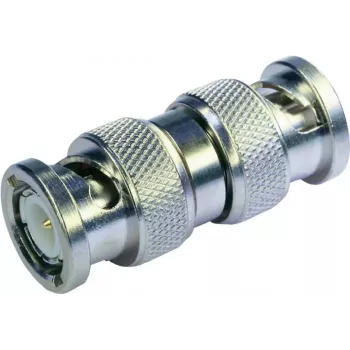 Telegärtner BNC adaptador, BNC conector macho para BNC conector macho, 50 Ohm, J01004A0806