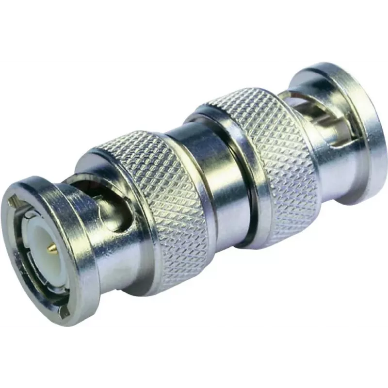 Telegärtner BNC adaptador, BNC conector macho para BNC conector macho, 50 Ohm, J01004A0806