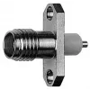 Telegärtner SMA conector fêmea de encastrar com flange Z28, dourado (padrão) - 5 unid. (J01151A0631)