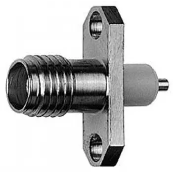 Telegärtner SMA conector fêmea de encastrar com flange Z28, dourado (padrão) - 5 unid. (J01151A0631)