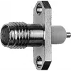 Telegärtner SMA conector fêmea de encastrar com flange Z28, dourado (padrão) - 5 unid. (J01151A0631)