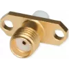Telegärtner SMA conector fêmea de encastrar com flange Z28, dourado (padrão) - 5 unid. (J01151A0631)