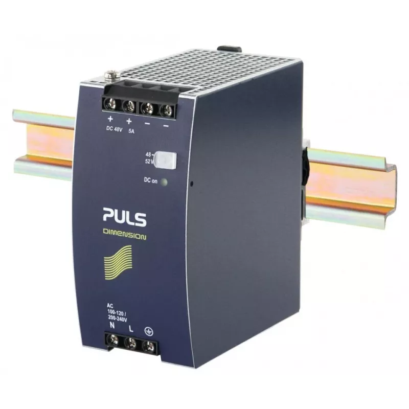 PULS CS10.481 fonte de alimentação para calha DIN 48V 5A 240W entrada monofásica