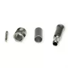 TELEGÄRTNER TEGA J01701A0007Z FME conector fêmea de cabo crimp RG58C/U 50 Ohm níquel/ouro
