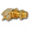 Telegärtner SMA conector fêmea angular de encastrar, 50 Ohm, dourado, Z25/Z55 J01151A0201Z