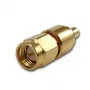 Adaptador coaxial Telegärtner SMA macho para SMB macho 50 Ohm J01155A0021