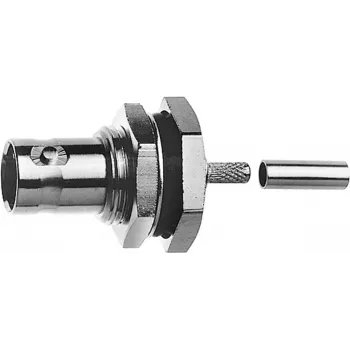 Conector fêmea BNC Telegärtner de encastrar crimp 75 Ohm para RG-179 B/U, G04