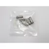 Adaptador coaxial TELEGÄRTNER J01008F0068 BNC fêmea para FME macho, 50 Ohm, reto, latão niquelado