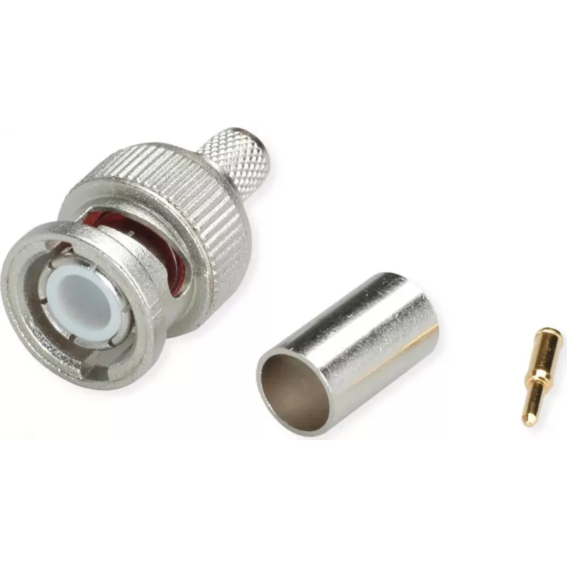 Ficha BNC Telegärtner crimp Professional, 50 Ohm, para LMR-240, pack de 5